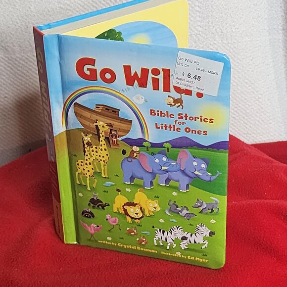Go Wild Bible Stories for Little Ones Written by Crystal Bowman Softcover Book - Picture 1 of 16